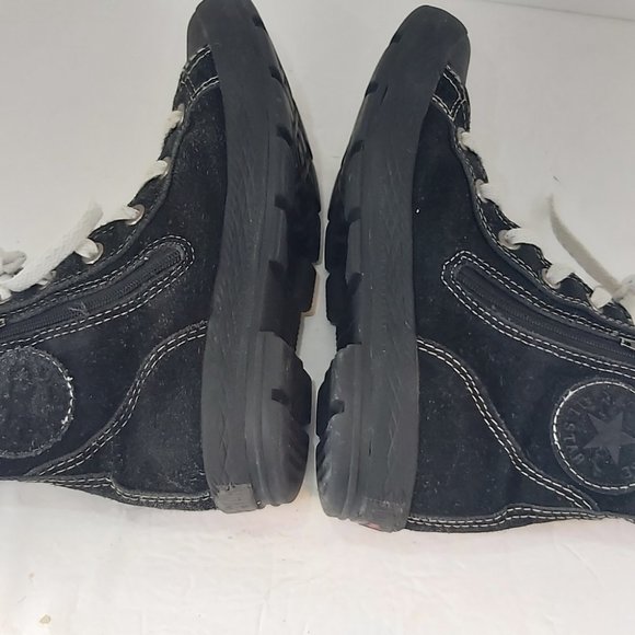 CONVERSE ALL STAR | Boys Junior High Top Sneakers Black Size 3 - Picture 6 of 8